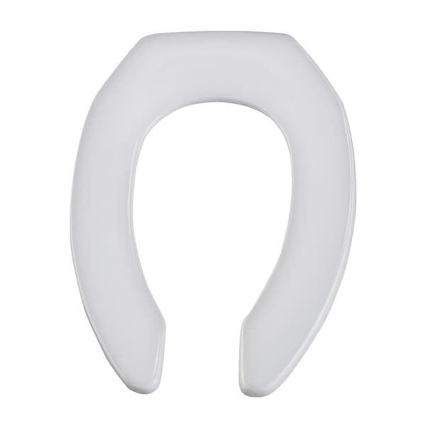 Mayfair Mayfair by Bemis Elongated White Plastic Toilet Seat 1955CT-000 - main